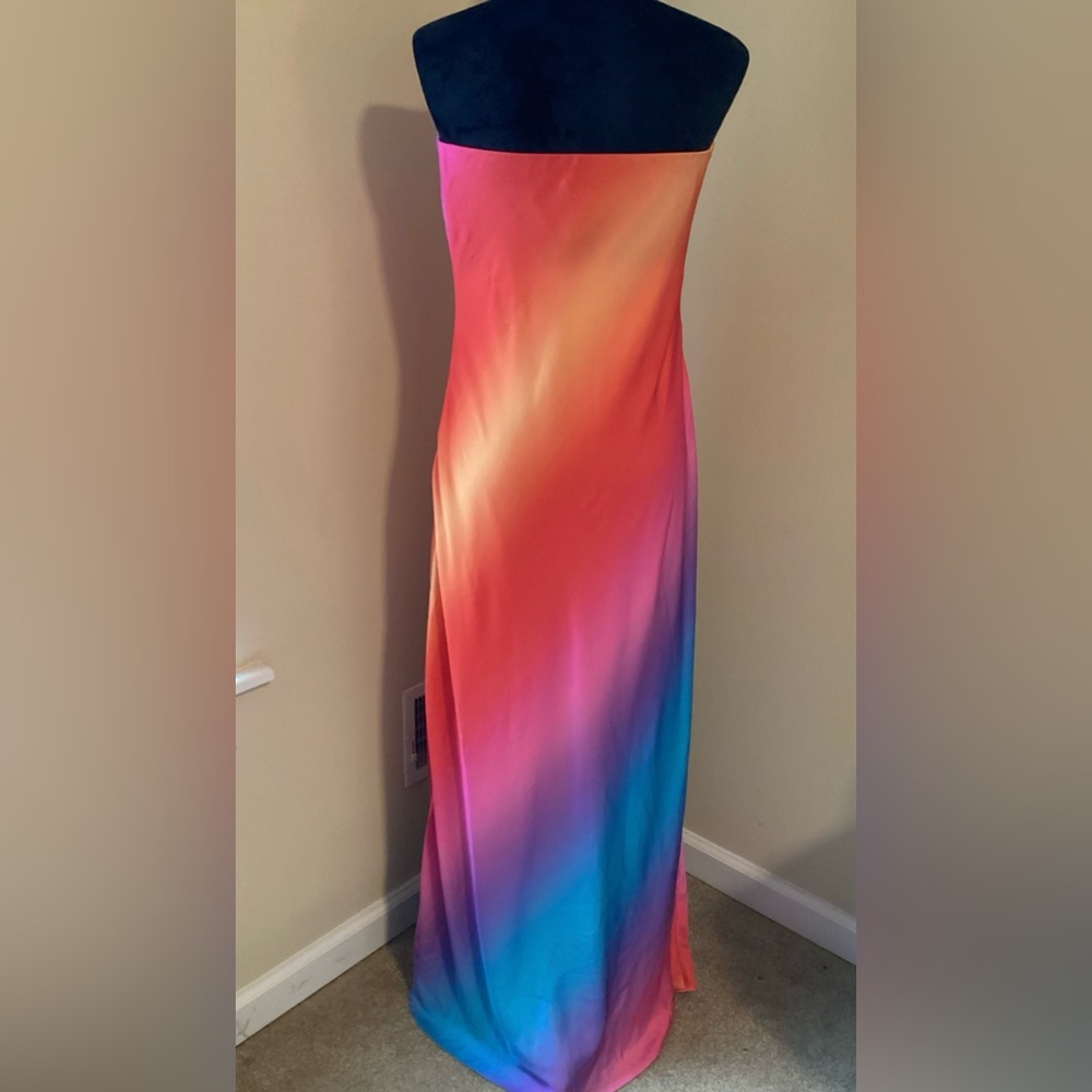 NWOT Show Me Your Mumu Taylor Tube Dress Sunset Ombré - Picture 6 of 7
